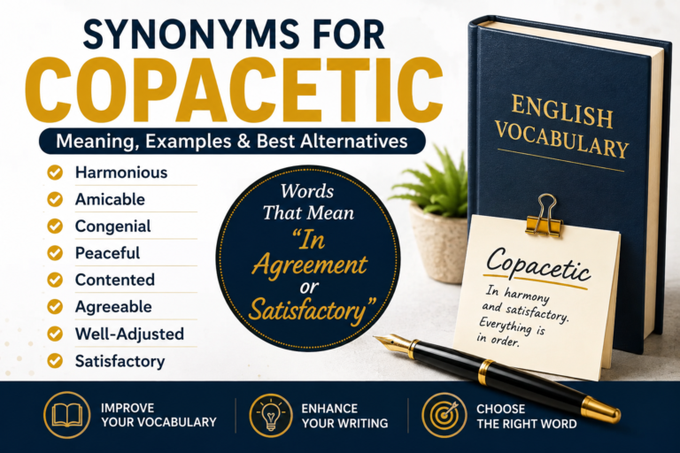 Synonyms for Copacetic: Better Alternatives for Every Context