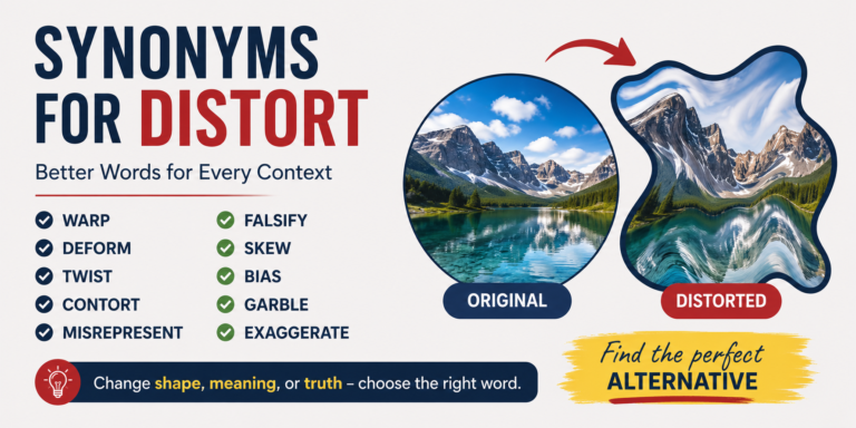 Synonyms for Distort