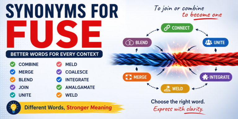 synonyms for fuse