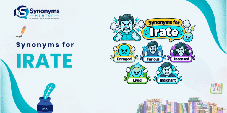 synonyms for irate