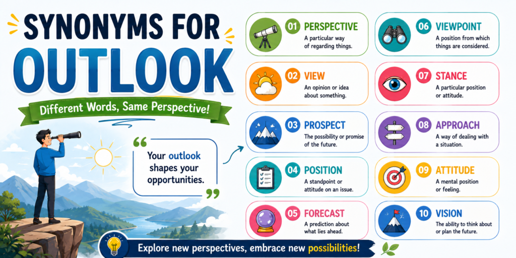 Synonyms for Outlook