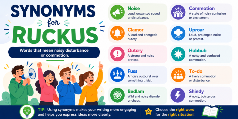 synonyms for ruckus