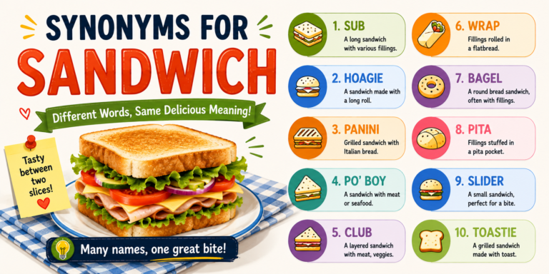 synonyms for sandwich