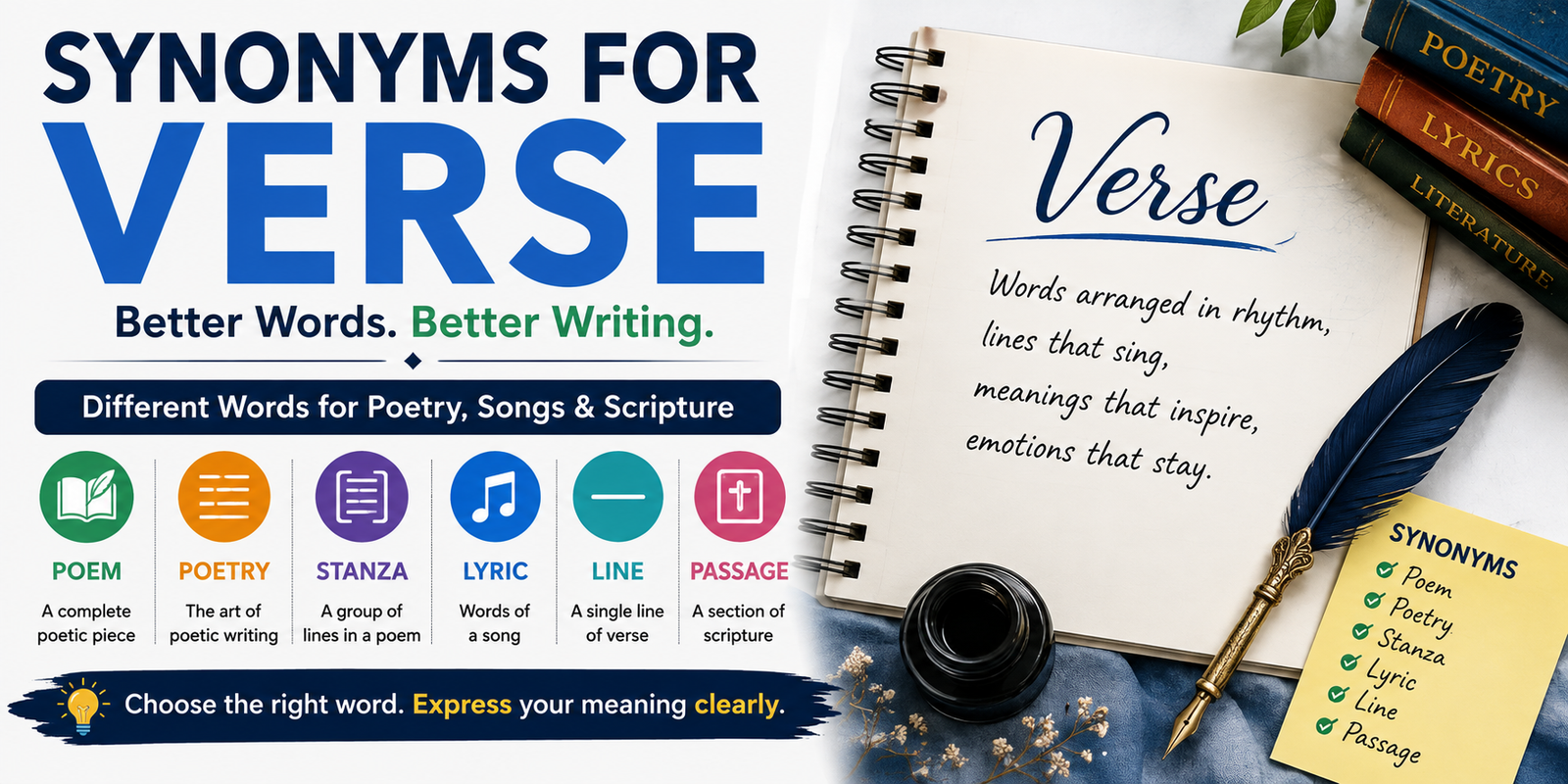 synonyms for verse
