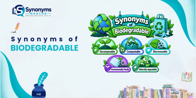 synonyms of biodegradable