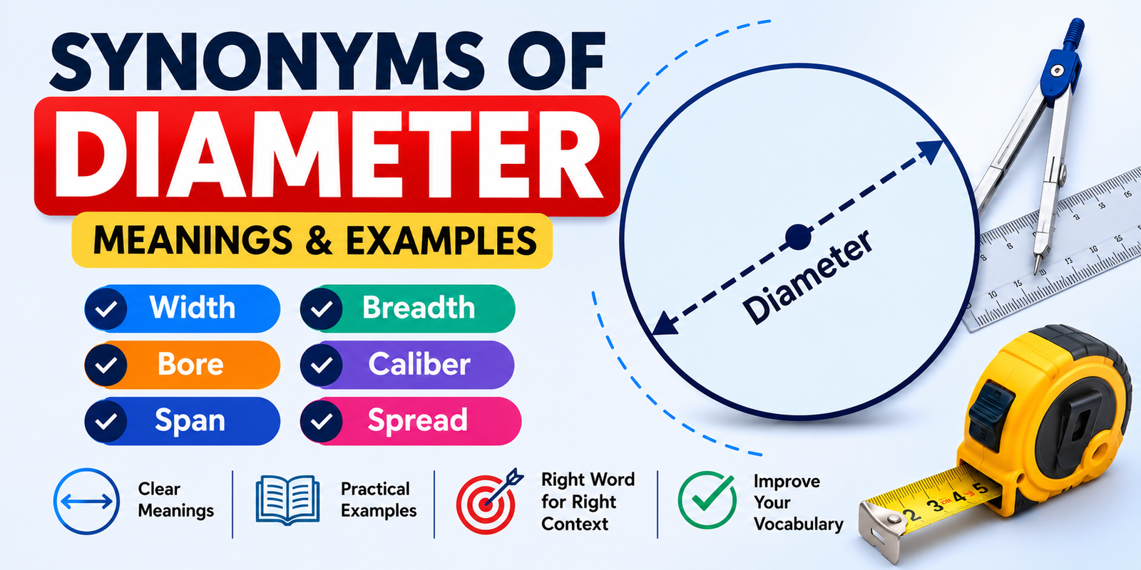 synonyms of diameter