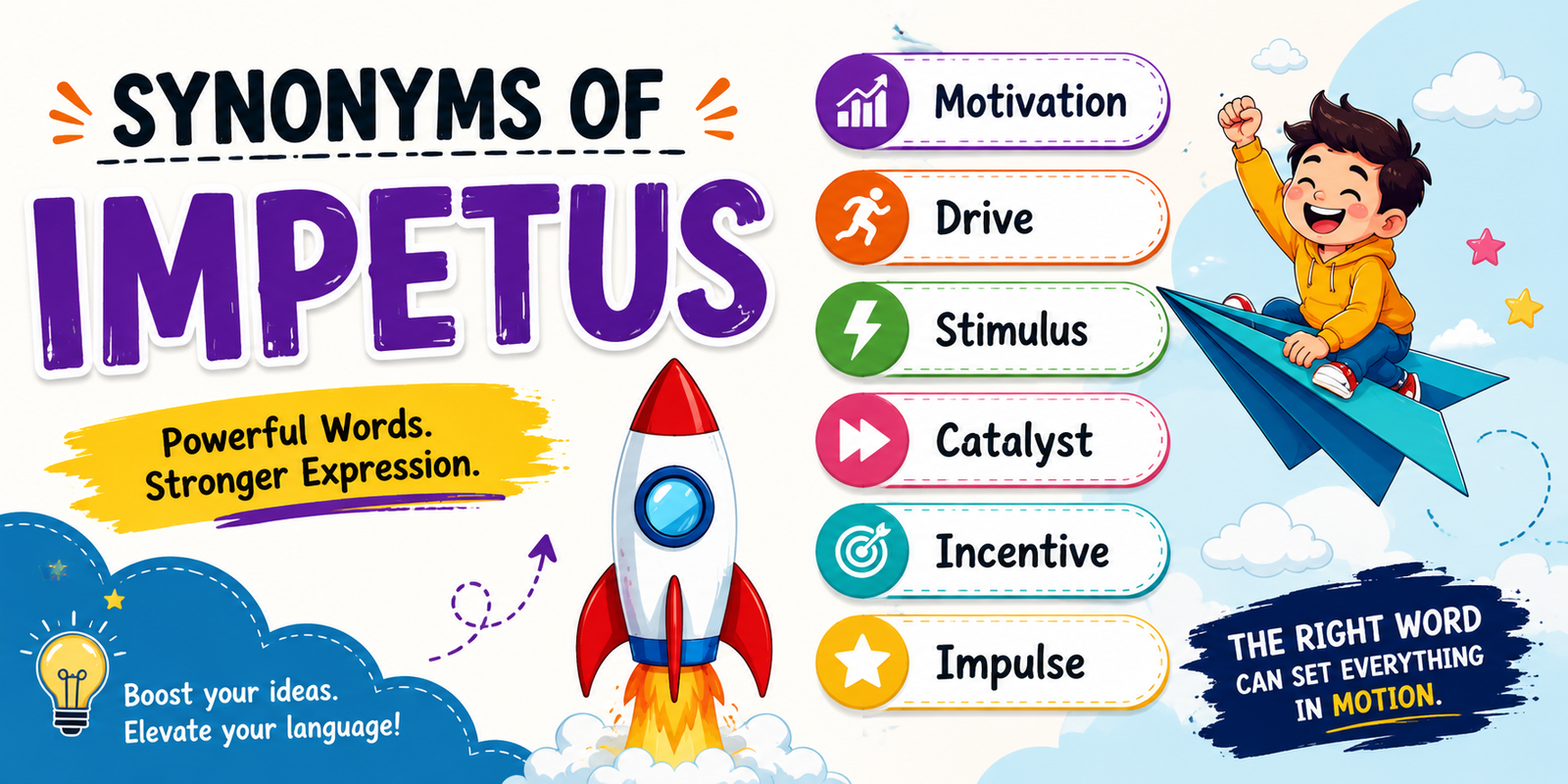 Synonyms of Impetus