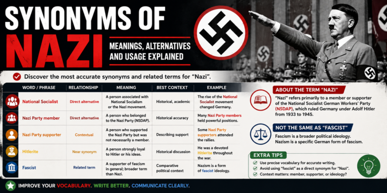 synonyms of nazi